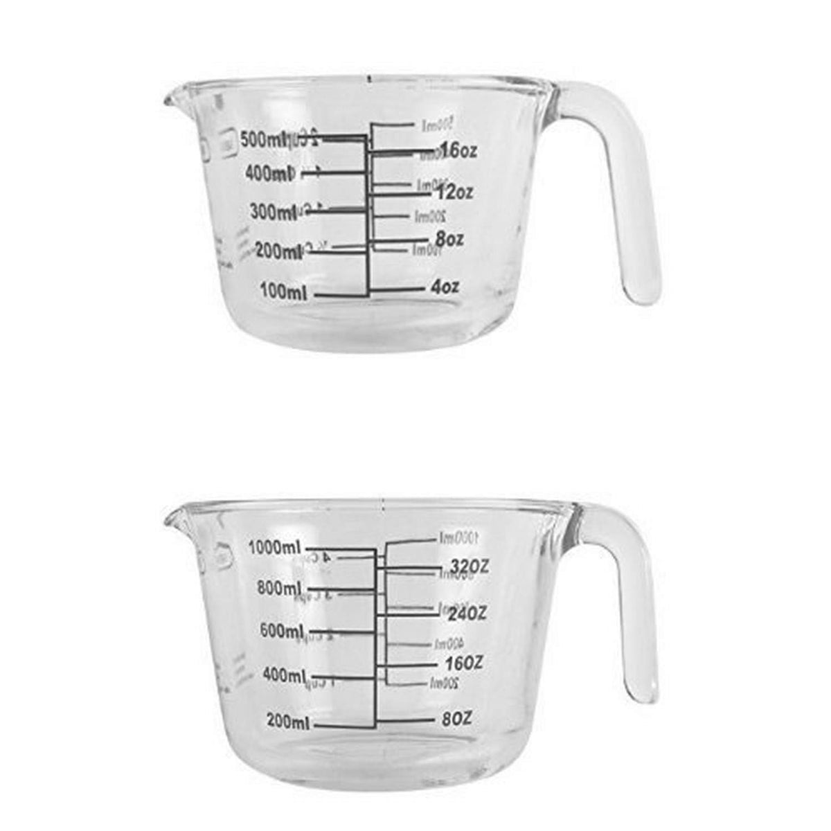 Farberware 4-Cup Borosilicate Glass Wet and Dry Measuring Cup with