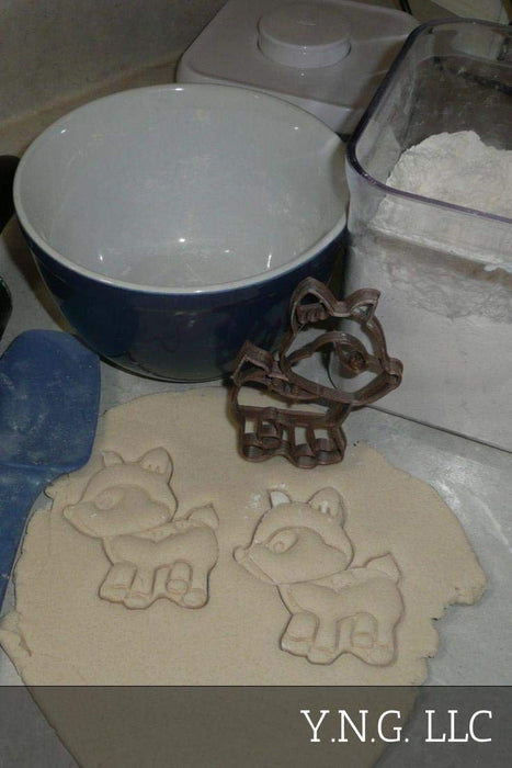 baby woodland animals shower fox deer raccoon owl set of 4 cookie cutters made in usa pr1321