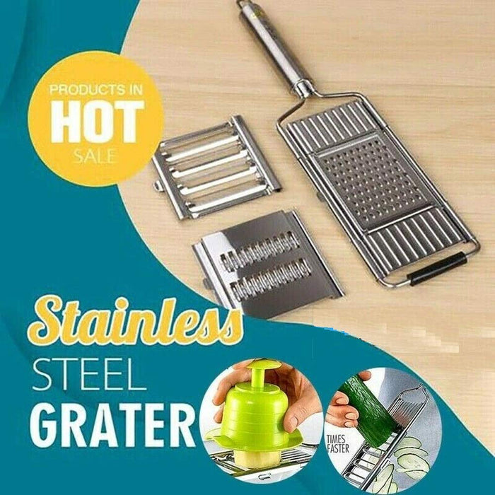 Multi-purpose Vegetable Slicer,stainless Steel Shredder Cutter Grater Slicer,manual  Food Chopper Vegetable Cutter Kitchen Tools,portable Vegetable Cut