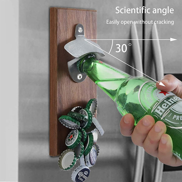 Magnetic Bottle Opener Only You Can Prevent Warm Beer Cap Catcher
