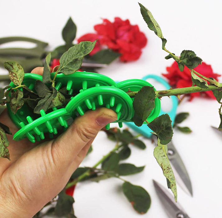 JCBIZ 1 set of Rose Stem Leaf Thorn Stripper Stripping Tool Thorn Remover  for Roses DIY bouquet Garden Florist Tool