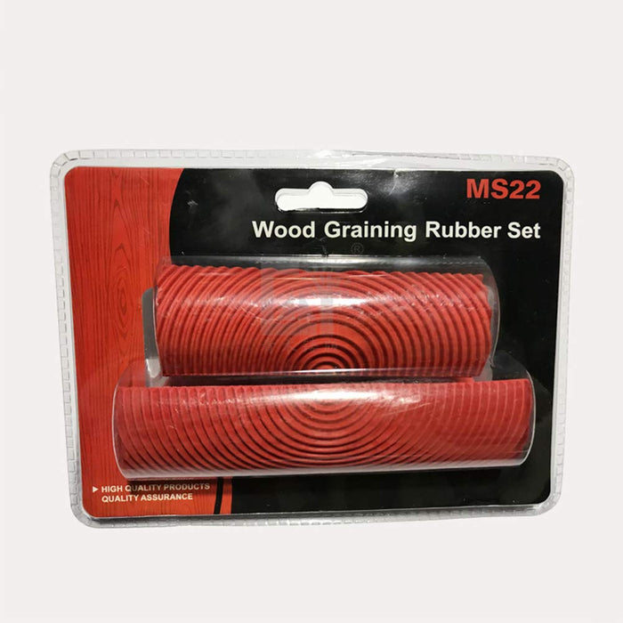 Wood Grain Tool, 4Pcs Wood Grain Roller Soft Rubber Wood Graining Pain —  CHIMIYA