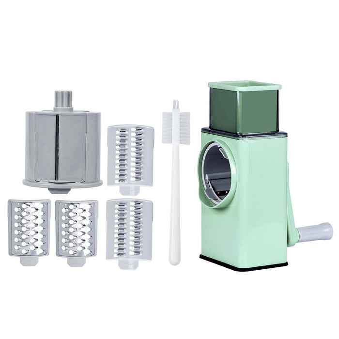  Upgrade Stainless Steel Rotary Vegetable Cheese Grater