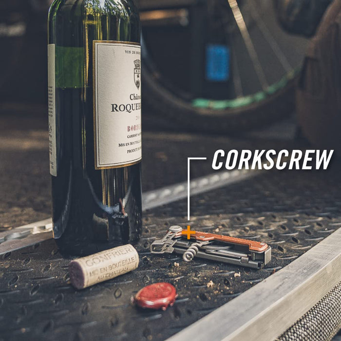 Gerber Gear 31-003565 Armbar Cork, Pocket Knife Multitool with Corkscrew Wine Opener for EDC, Gold