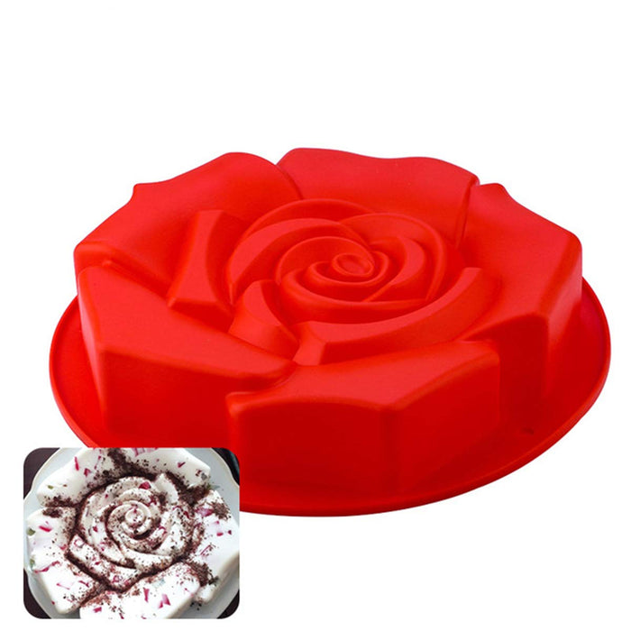 FantasyDay 11 Rose Flower Birthday Cake Mold Silicone Cake Baking  Pan/Silicone Mold for Anniversary Birthday Cake, Loaf, Muffin, Brownie,  Cheesecake