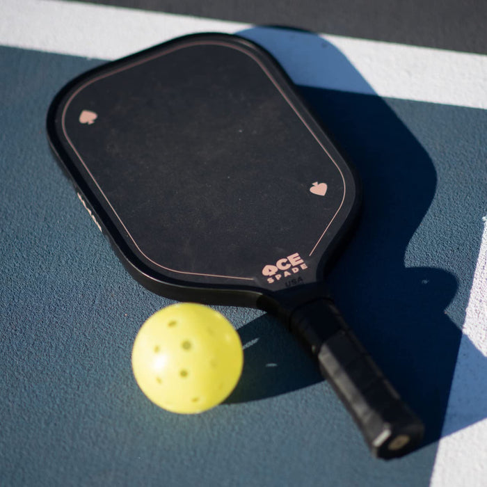 ACE Pickleball Spade - Premium Pickleball Paddle, Made of Carbon Fiber - USAPA Approved Best Pickle Ball Racket for Tournament Play - Non-Slip Grip Texture, Ultimate Spin & Control with Honeycomb Core