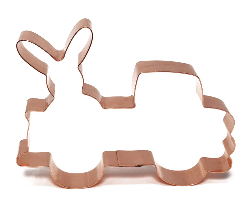 Grandpa's Funny Bunny Farm Truck Copper Cookie Cutter by The Fussy Pup
