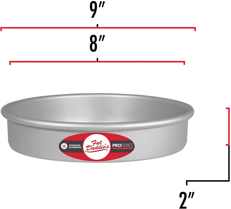 Fat Daddio's 9-inch Anodized Aluminum Round Springform Cake Pan
