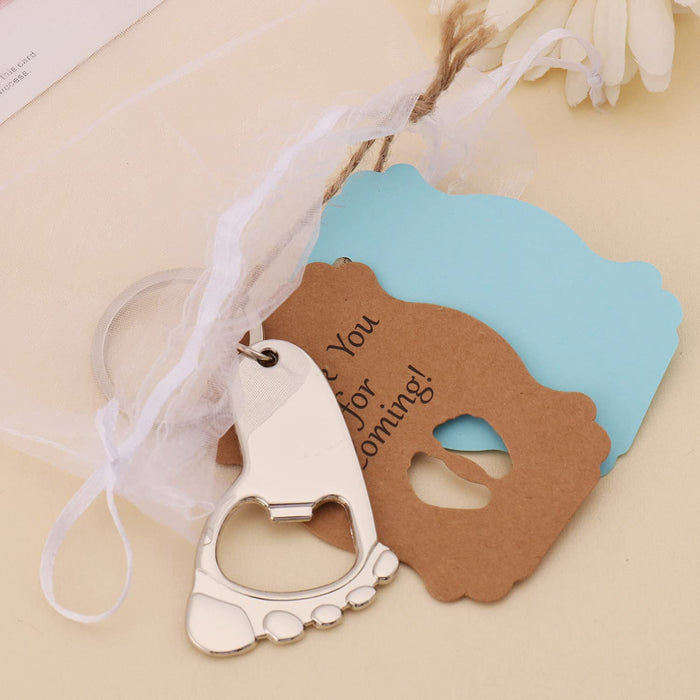 16 Pack Baby Keychain Bottle Openers Beer Tool for Baby Shower Favors s Bridal Baby Shower Decorations Newborn Baby Party