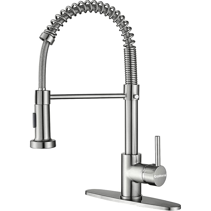 Two Handle Kitchen Faucet With Pull Out