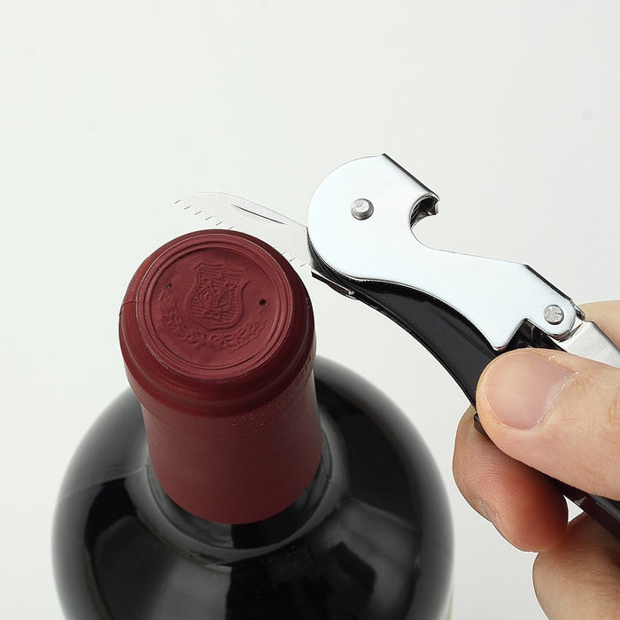 6 Pack Corkscrew Wine Opener With Foil Cutter By YWQ -Thick Stainless Steel Bottle Opener For Beer Or Wine - Love It Or It!