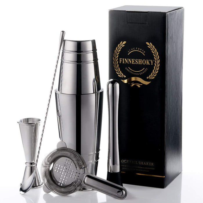 VENBEN SHOP Cocktail Shaker Set with Stand - Stainless Steel Bartender —  CHIMIYA
