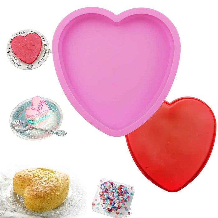 Silicone baking pan for pastry 3D Mini Heart Cake Candle Chocoalte Dessert  mold