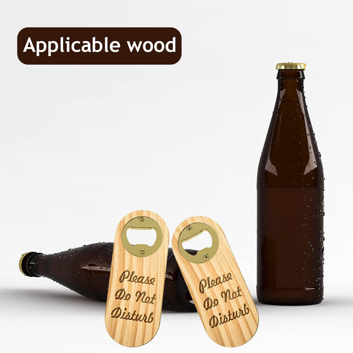 22 Pack Gold Plated Bottle Opener Insert Kits,Golden Bottle Opener Hardware Accessories for Resin Mold & Wooden Bottle Opener DIY