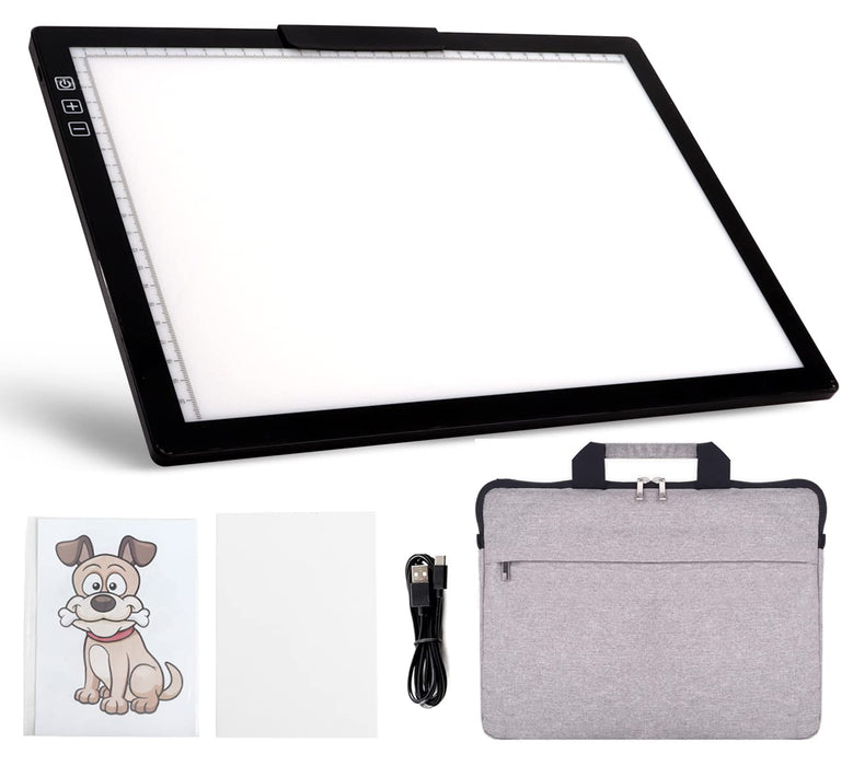 Rechargeable A4 LED Light Pad with Padded Case, YINGWOND Tracing Light —  CHIMIYA