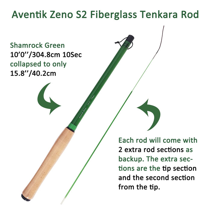 Aventik Zeno S2-Glass Tenkara Rod Combo