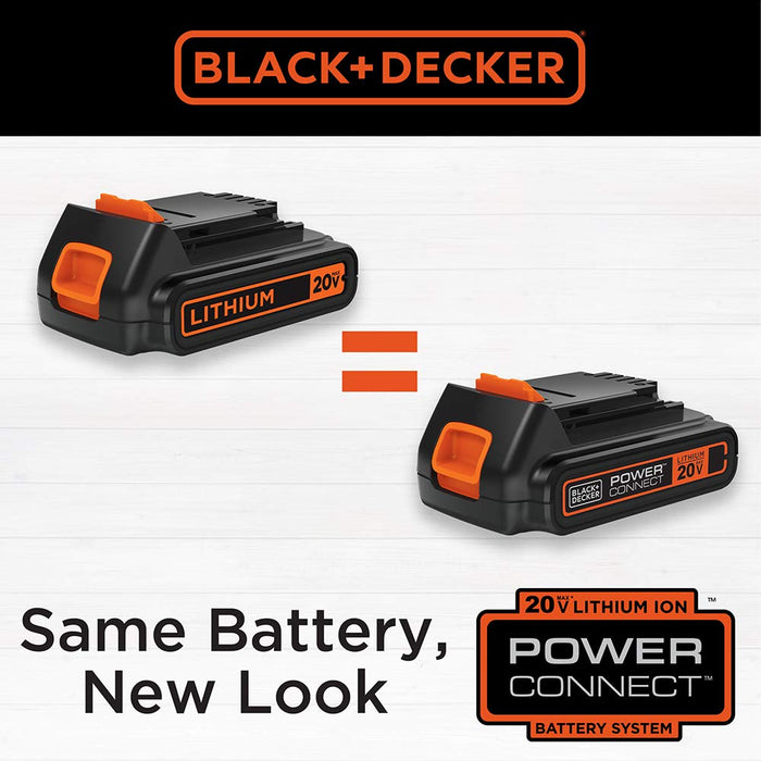 Black + Decker 20V Cordless Drill/Driver - LDX120 + 1.5AH Battery & Charger