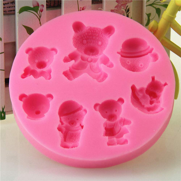Silicone Christmas Gingerbread House Cake Molds Cake Decorating Tools  Random Color