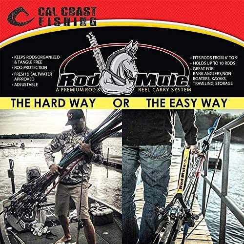 Cal Coast Rod Mule - Fishing Pole Holder & Carrying Straps Sling Strap —  CHIMIYA