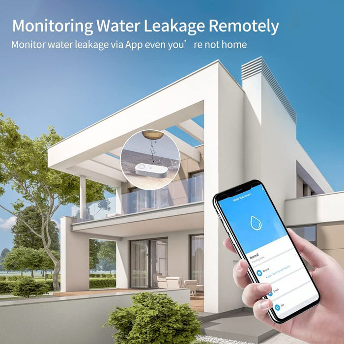 Tuya Smart Home WiFi Water Leak Detector Leakage Alarm Flood Sensor Smart  Life APP Water Alert