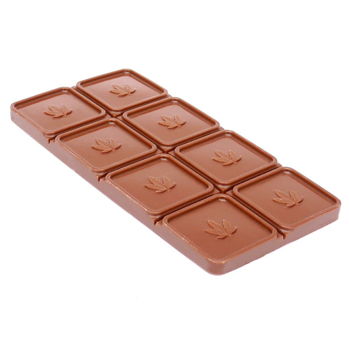 Small Leaf Chocolate Bar Silicone Candy Mold Trays, 2 Pack