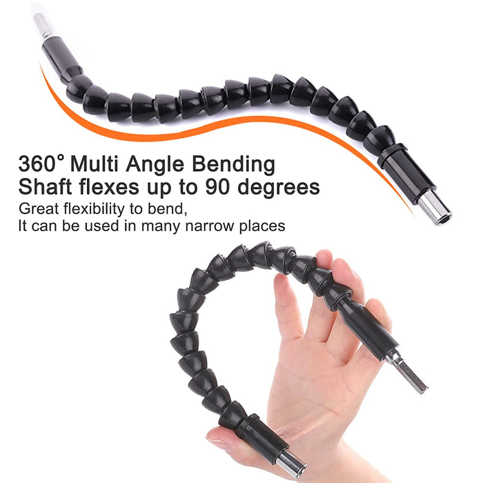 A Flexible Screwdriver and Drill Bit that Bends 