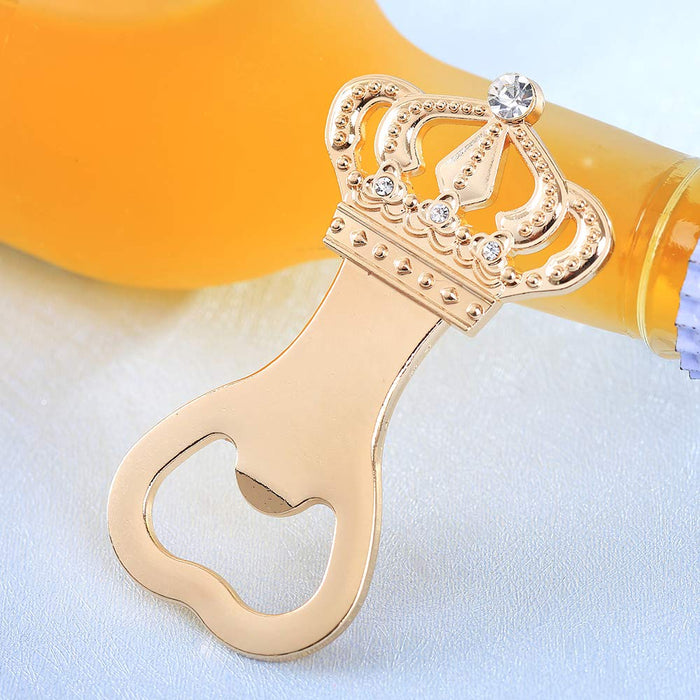 12pcs Baby Shower Favors for Guest Supplies Crown Shaped Bottle Opener Wedding Favor with Box Wedding Favors Party Souvenirs