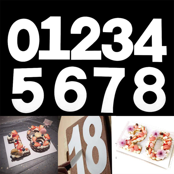 Number Cake Number Template | Birthday Number Template | Numbers Birthday  Cake - Cake Tools - Aliexpress