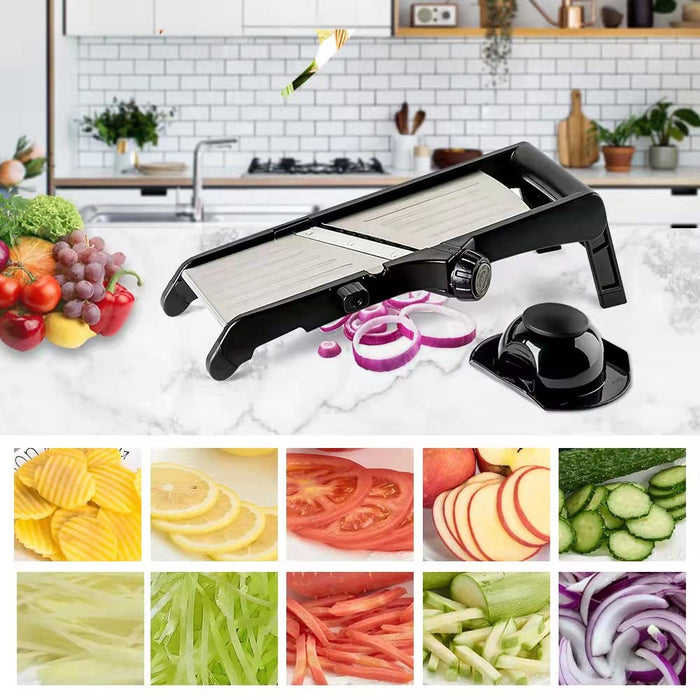 Stainless Steel Mandoline Slicer , Kitchen Vegetable Slicer, Adjustable  Thickness Food Mandolin Slicer, Kitchen Vegetable Tool - AliExpress