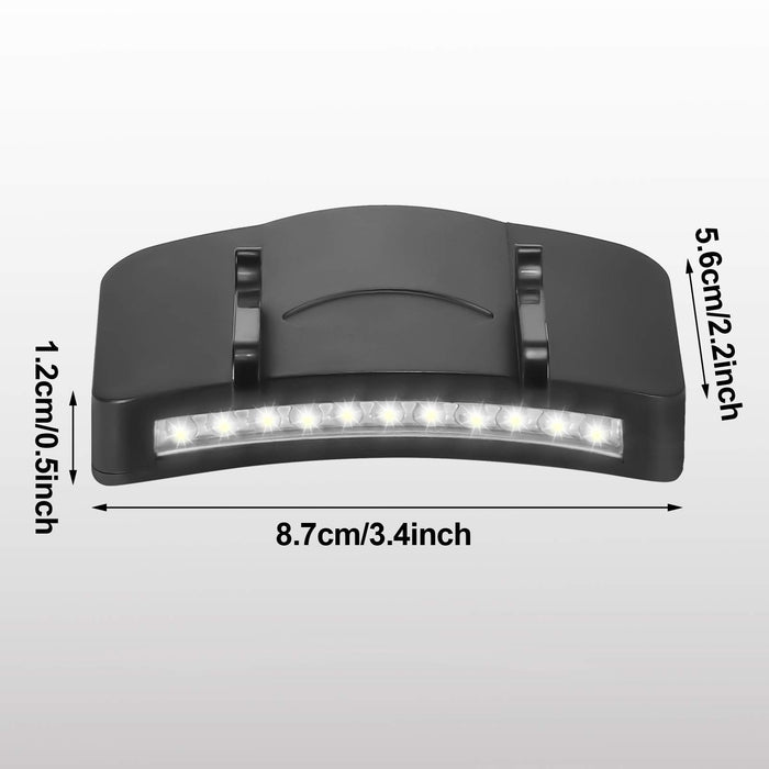 4 Pieces Clip Headlamps 11 LED Rotatable Cap Hat Clip Light LED Ultra —  CHIMIYA