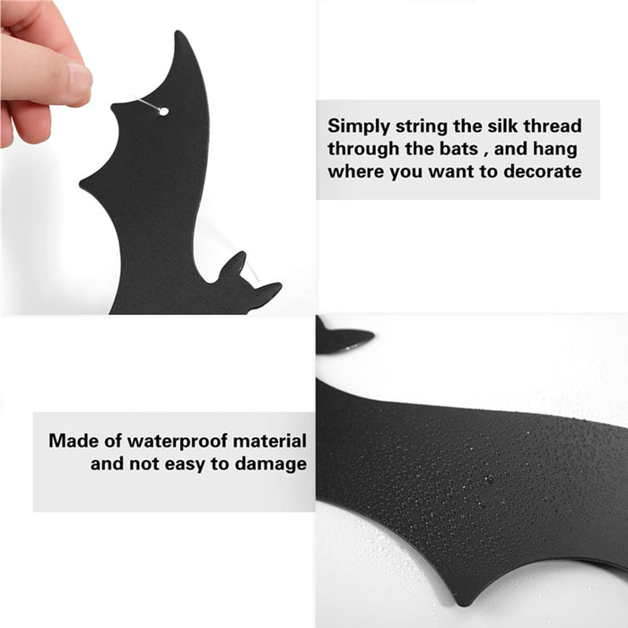 24 Pcs Large Hanging Bats Halloween Decorations Outdoor,Premiun Plasti —  CHIMIYA