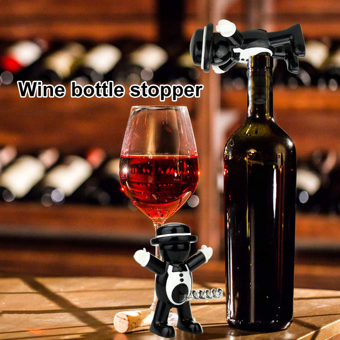 Opener for Wine Bottle Wine Opener  Set Red Wine Stopper Beer Bottle Open Tool for Home Party Hotel Bar  for Gentleman 3 Pack