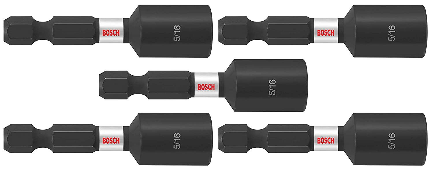 BOSCH ITNS516B Impact Tough 5/16 In. x 1-7/8 In. Nutsetters