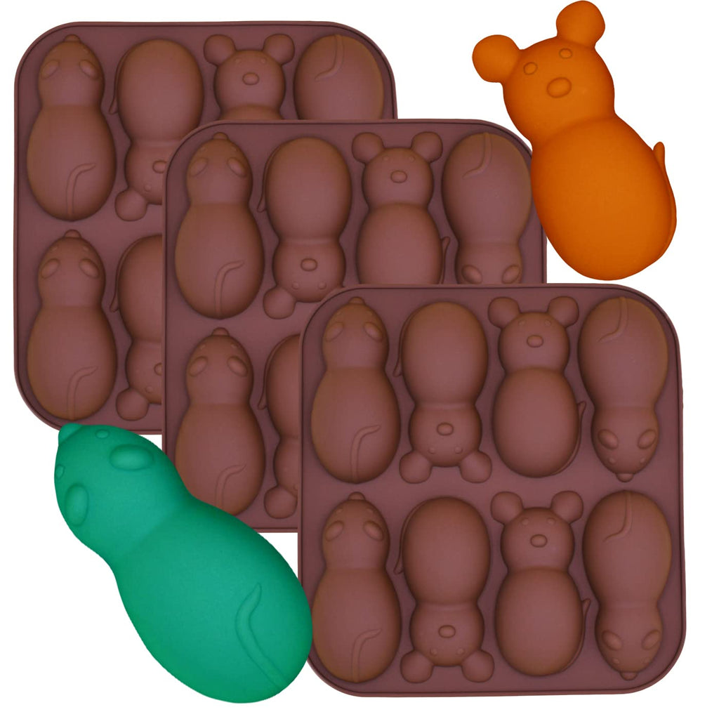 Candy Chocolate Molds Silicone, Non-stick Animal Jello Molds, Crayon M —  CHIMIYA