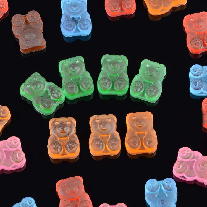Gummy Bear Molds Candy Molds - Large Gummy Molds 1 Inch Bear Chocolate Molds Silicone 4 Pack LFGB Pinch Test Approved Best Food Grade Silicone Molds