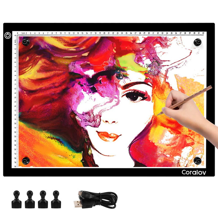 A3 Light Box, A3 Drawing Pad with Type-C USB Cable, Magnetic Artcraft —  CHIMIYA