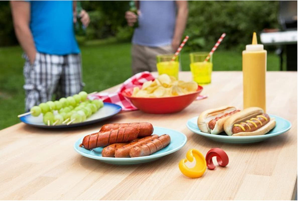 Hotdog Slicer Sausage Fruits Cutter Food Grade Plastic Stainless
