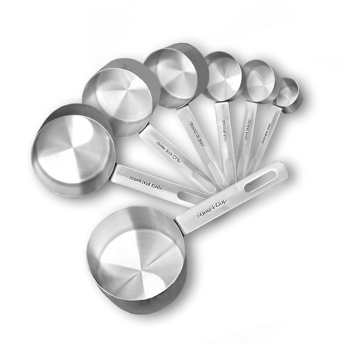 7 Pieces Stainless Steel Measuring Cup Set