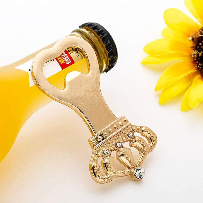 Kinteshun Bottle Opener with Box Packing,Crown Shape Wedding Birthday Baby Shower Party Favor Bottle Opener Souvenir