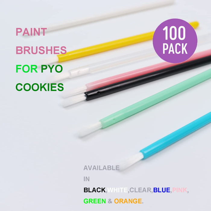 PYO Paint Your Own Brushes for Edible Cupcakes Palettes,Mini Paint
