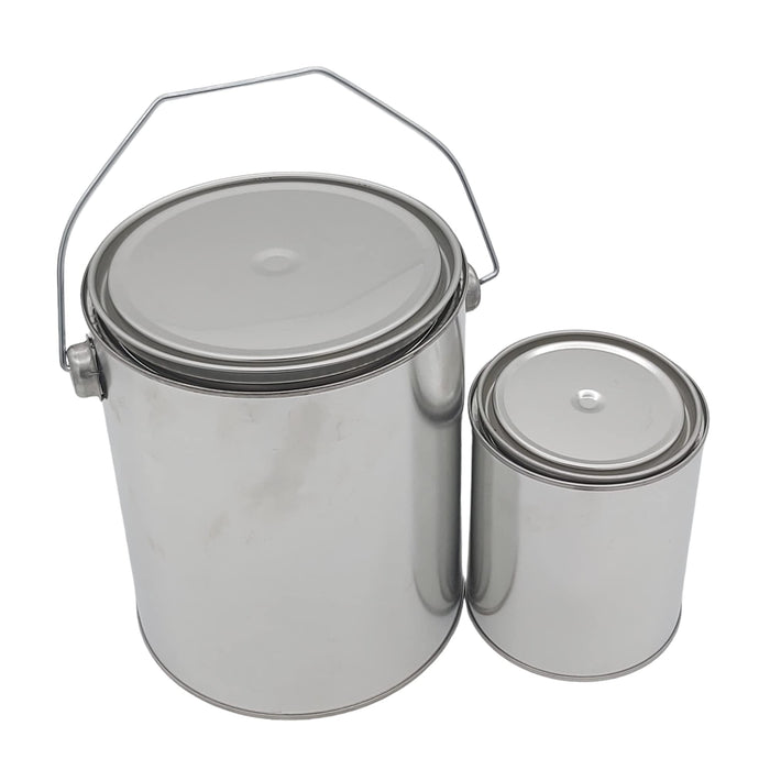 8 PCS Empty Paint Cans With Lids (1 Pint Size), Empty Metal Paint Cans With  Lids, 2 Cup Capacity, Empty Pint Paint Cans With Lids Storage Containers