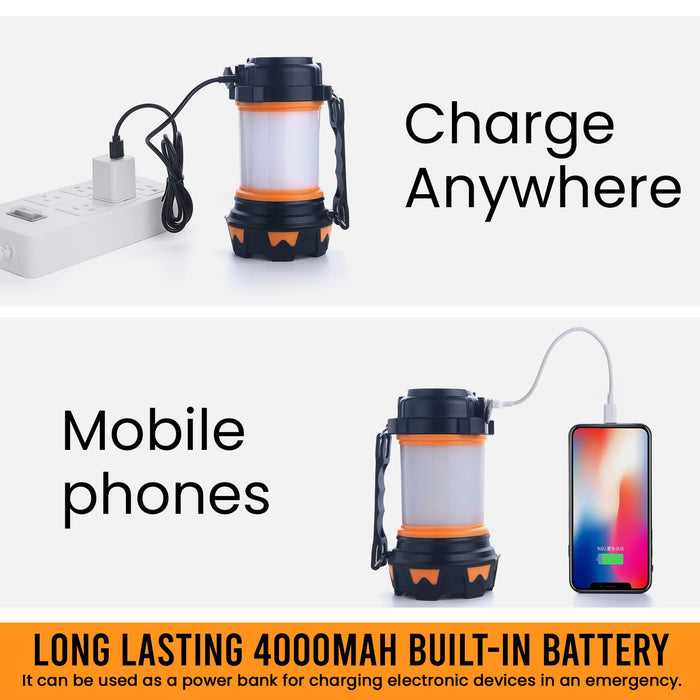 LED Camping Lantern Rechargeable, AYL Camping Flashlight 8 Light Modes —  CHIMIYA