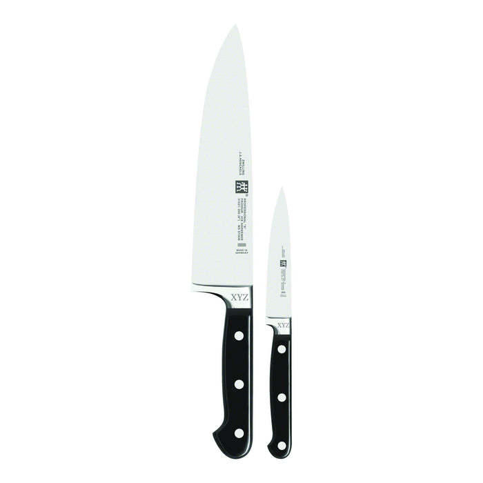 HENCKELS ZWILLING J.A Professional S 2-Piece Chef's Set - Custom Engraved