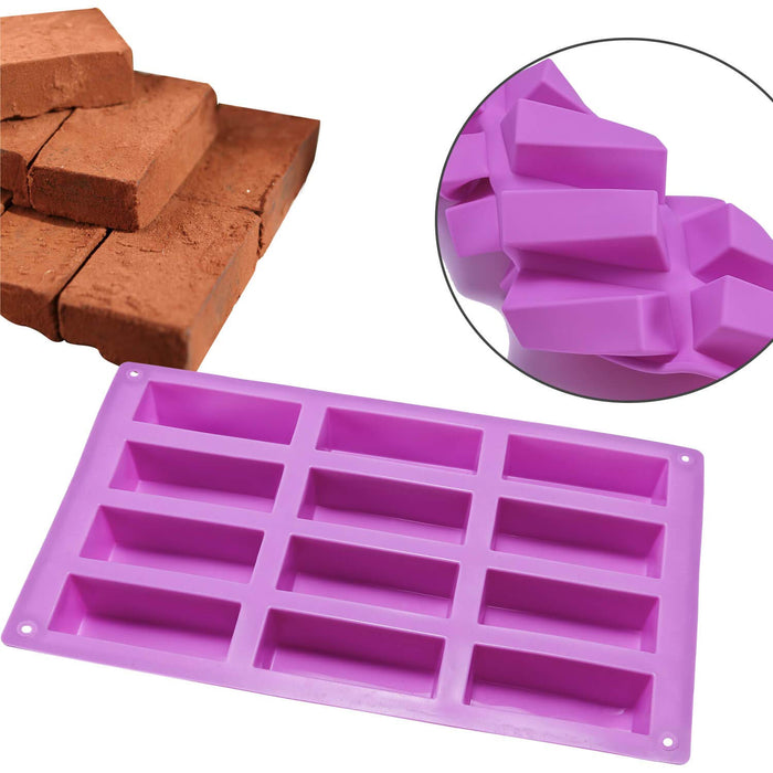 2 Pcs Square Caramel Candy Mold 40-cavity Non-sticky Thick Stable