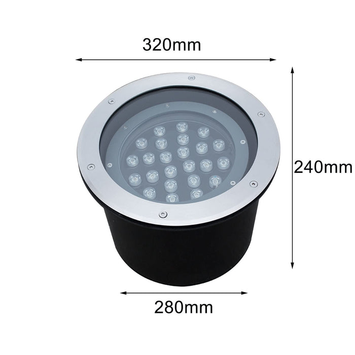 Submersible LED Light - Outdoor Recessed Spot Light, Underwater Fountain Lights Pond Lights, IP68 Waterproof Submersible Spotlights, for Garden Yard Lawn Pathway