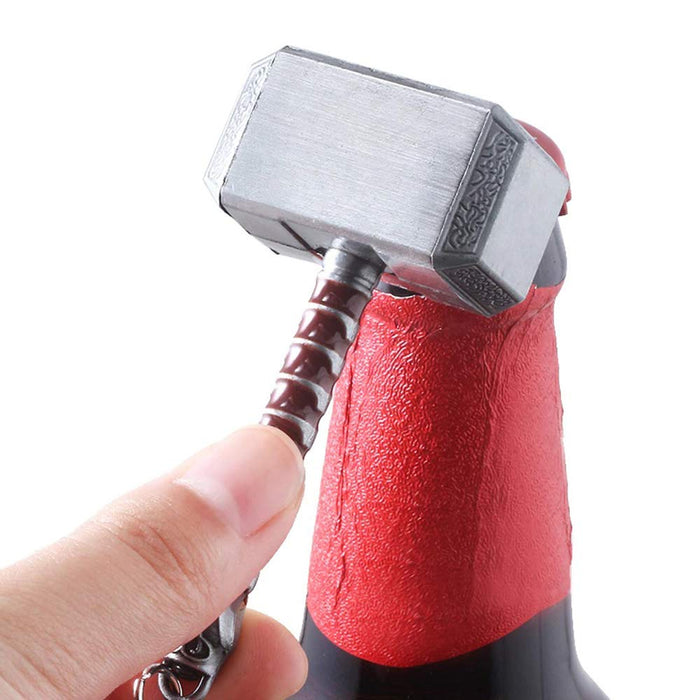 Nidavellir Hammer Keychain Bottle Opener, Beer s Bottle Opener for Men, Husband, Dad, Grandpa, Boyfriend