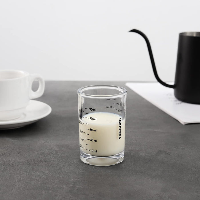 Shot Glass Measuring Cup,3 Ounce/90ML Liquid Heavy High Espresso Glass —  CHIMIYA