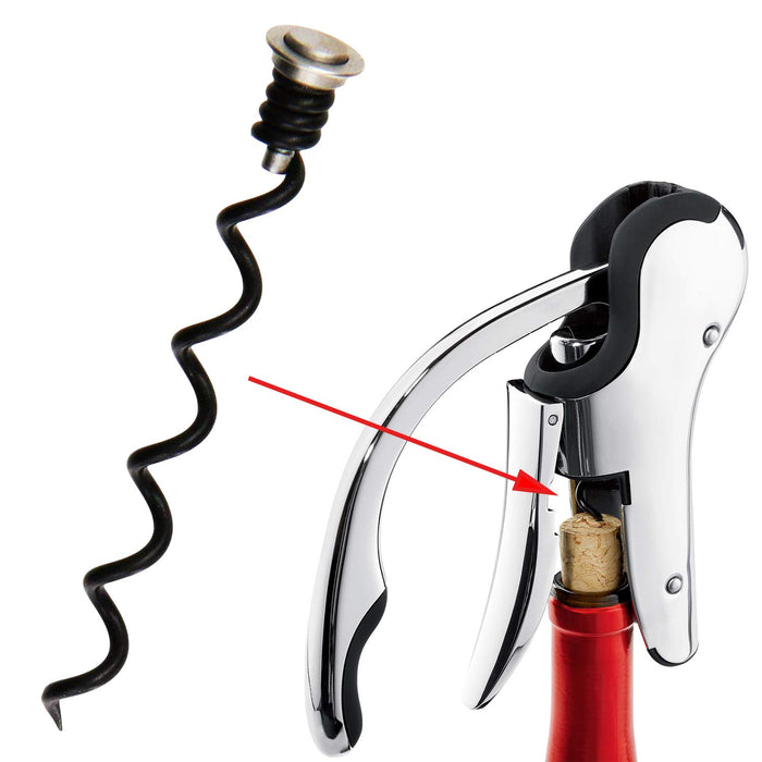 3 Pack Replacement Corkscrew Spiral, Replacement Worm for Brookstone Wine Opener and Keissco Wine Opener Only