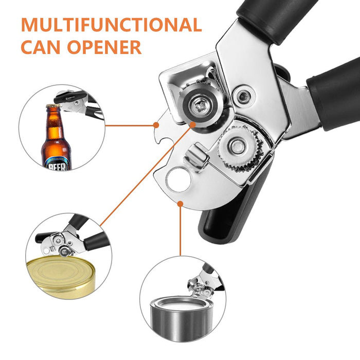 Mutil-functional Manual Stainless Steel Can Opener Bottle Opener - Buy  Mutil-functional Can Opener,Stainless Steel Can Opener,Manual Can Opener