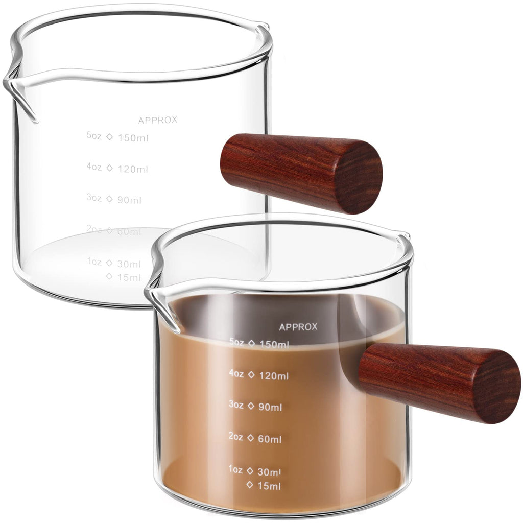 70ml Mini Glass Measuring Cup with handle 2 oz Shot Glass Espresso Jug —  CHIMIYA